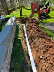 drainage install